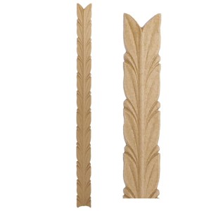 Pilaster dekoracyjny 480 mm – ornament z pyłu drzewnego