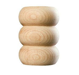 Nóżka drewniana toczona kula 80 mm – bukowa nóżka do mebli