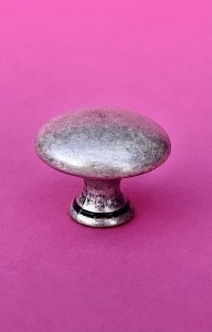Gałka  do mebli stare srebro 30 mm- Acciaio Elegante E8 