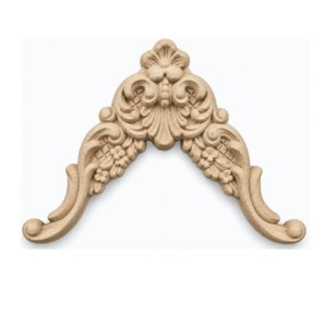 Ornament narożny do mebli z pyłu drzewnego 120 × 80 mm 