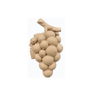 ORNAMENT WINOGRONO Z PYŁU DRZEWNEGO 60 × 95 mm 