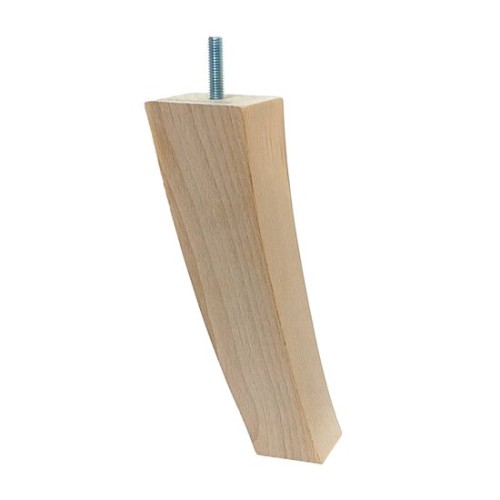 Noga drewniana meblowa skośna bukowa 180 mm – 1072