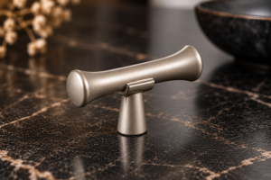 Gałka meblowa Etruria T-Bar tytanowa 15 × 50 mm – Marella Design