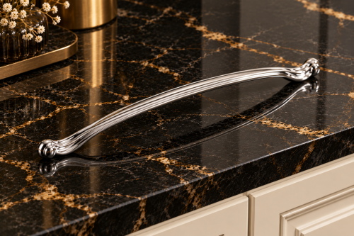 Chromowany uchwyt relingowy 320 mm- Barocca 02