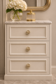 Gałki do mebli kość słoniowa na 64 mm- Oro Reale T5