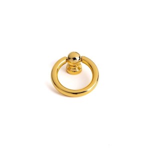 Złota kołatka do mebli 30 mm- Anello Reale GP