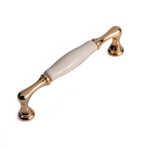 Porcelanowy uchwyt do mebli 128 mm- Asti 01.GLG
