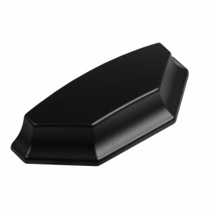 Uchwyt muszelka czarny mat 64 mm- Paola N4 