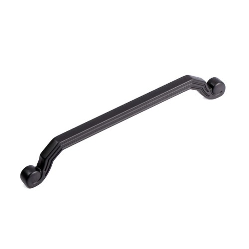 Czarny uchwyt meblowy długi reling 160mm matowy.jpg