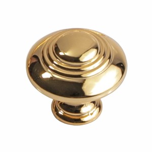 Złota gałka do mebli 30 mm- Veronica GP