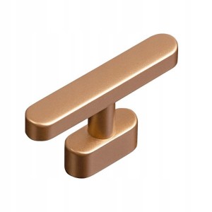Gałka meblowa T-BAR matowe złoto- Scandinavo F3 