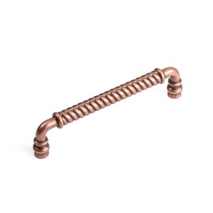 Relingowy uchwyt meblowy miedziany  128 mm- Rame C1 