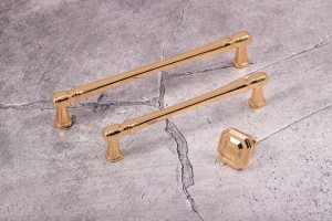 Złoty uchwyt relingowy 128 mm- Graffe GL 