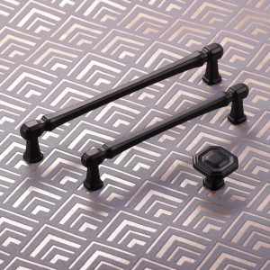 Czarny uchwyt relingowy 160 mm- Graffe N4 
