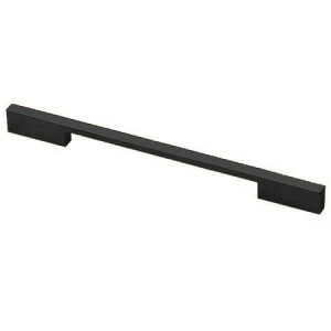 Align - czarny uchwyt meblowy w stylu skandynawskim 224 mm