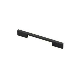 Align - czarny uchwyt meblowy w stylu skandynawskim 128 mm