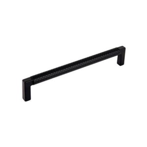 Czarny uchwyt relingowy zdobiony 160 mm- Trama N2 