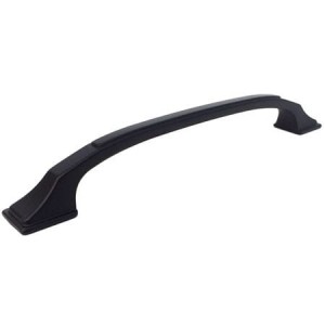 Czarny uchwyt do mebli 160 mm- Imperia N2 