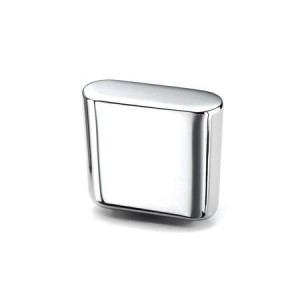 Fave - chromowana gałka meblowa styl glamour 34x14 mm