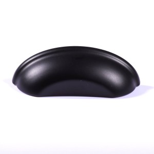 Czarny uchwyt muszelka 64 mm- Amelia N4 