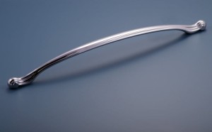 Chromowany uchwyt relingowy 288/320 mm- Barocca 02