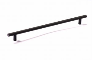 Czarny ryflowany uchwyt reling 320 mm- Italiano Nero