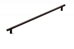 Czarny ryflowany uchwyt reling 480 mm- Italiano Nero