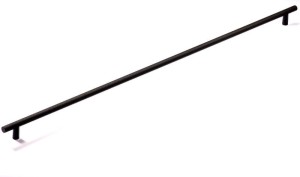 Czarny ryflowany uchwyt reling 658 mm- Italiano Nero