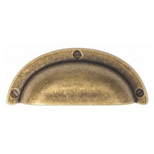 Uchwyt muszelka stary mosiądz 64 mm- Anita 09 