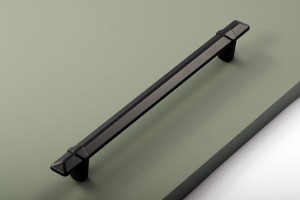 Czarny uchwyt reling 192 mm- Alessia N4 