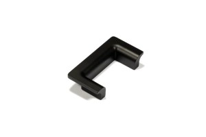Kwadratowy czarny uchwyt do mebli 64 mm- Lettera N4