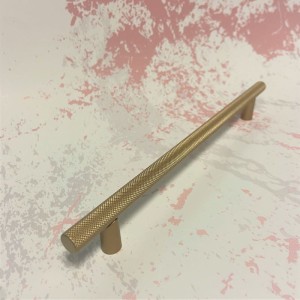 Złoty ryflowany uchwyt relingowy 480 mm - Italiano Oro