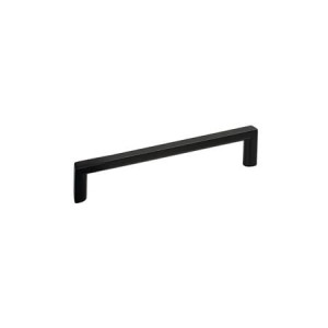 Basic - czarny uchwyt meblowy w stylu skandynawskim 128 mm
