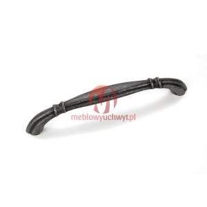 Uchwyt do mebli czarne żelazo 128 mm- Avola T2