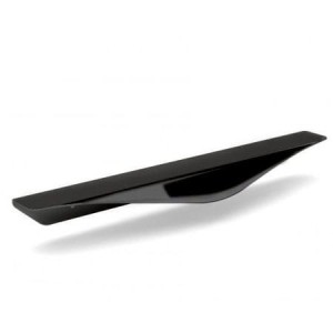 Lips- czarny krawędziowy uchwyt meblowy 160mm