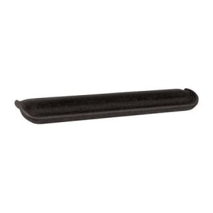 Krawędziowy czarny uchwyt do mebli 160mm- Ongia N2