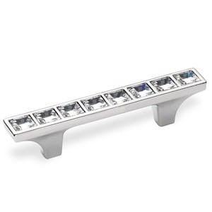 Chromowany uchwyt meblowy 64mm- Elite Swarovski