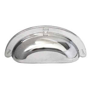 Uchwyt do mebli chrom połysk muszelka 64mm- Anita 36 
