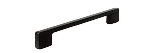 Czarny relingowy uchwyt do mebli 128mm/160mm- Spluga