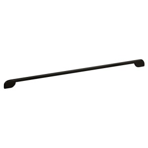 Czarny relingowy uchwyt meblowy 448mm/480mm- Pordoi 