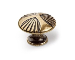 Gałka meblowa stare złoto 30mm- Golf