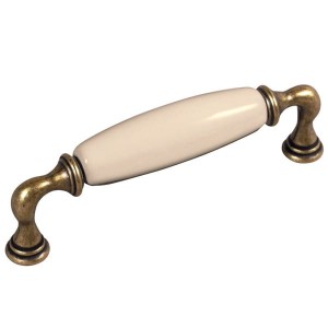 Porcelanowy uchwyt do mebli 128mm- Decorani  09 