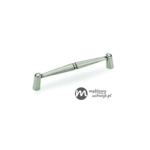 Uchwyt do mebli stare srebro 128 mm- Diamante da cucina E8 