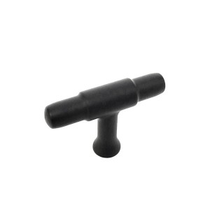 Czarna gałka meblowa typu T-Bar 50mm- Torus