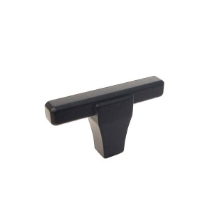 Czarna gałka meblowa typu T-Bar 50mm- Littera N2