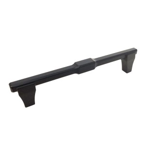 Czarny uchwyt meblowy 128mm- Littera