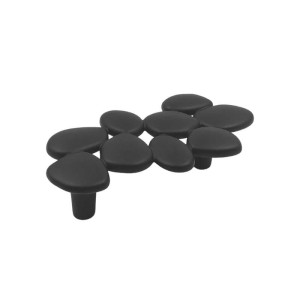 Czarny uchwyt meblowy 64mm- Stone
