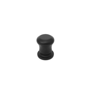 Czarna gałka meblowa 15mm- Scacci