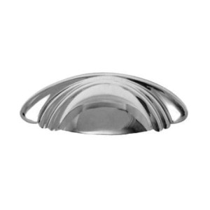 Chromowany uchwyt do mebli muszelka 64mm- Lollo
