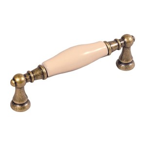 Porcelanowy uchwyt do mebli 96mm- Flora 09 
